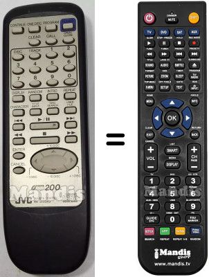 Télécommande équivalente RM-SX334U