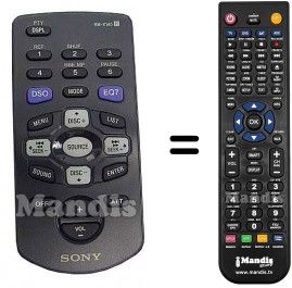 Télécommande équivalente RMX140 Télécommande équivalente RMX140