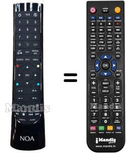 T&eacute;l&eacute;commande &eacute;quivalente 24DSQD1B