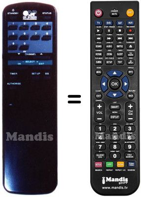 T&eacute;l&eacute;commande &eacute;quivalente Amstrad 340 OSP