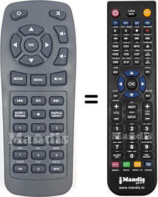 T&eacute;l&eacute;commande &eacute;quivalente Connect 120