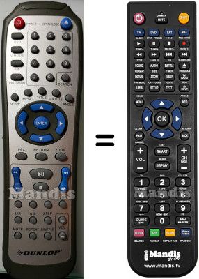 T&eacute;l&eacute;commande &eacute;quivalente D1055