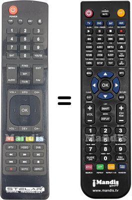 T&eacute;l&eacute;commande &eacute;quivalente REMCON2199