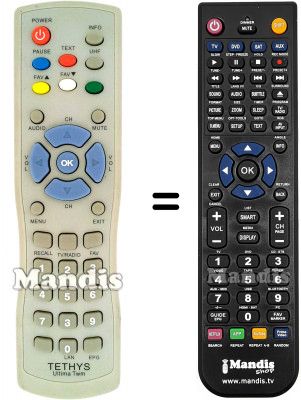 T&eacute;l&eacute;commande &eacute;quivalente Ultima Twm