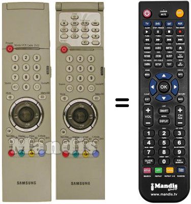 T&eacute;l&eacute;commande &eacute;quivalente Samsung PS 42P2STX