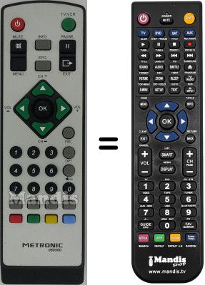 T&eacute;l&eacute;commande &eacute;quivalente Metronic ZAPBOX SINGLE 4.2