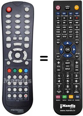 T&eacute;l&eacute;commande &eacute;quivalente Metronic ZAPBOX EH-M2