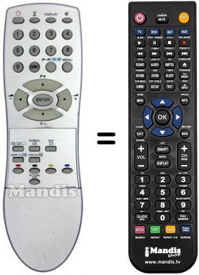 Télécommande équivalente Sinudyne 42 PF 2