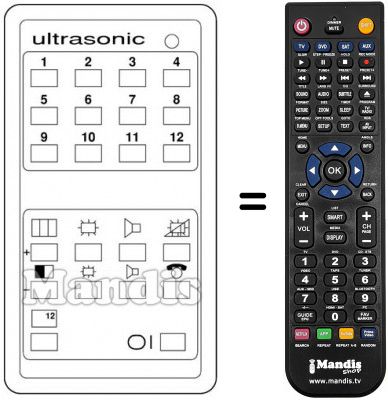 T&eacute;l&eacute;commande &eacute;quivalente 3405 / 0120.37
