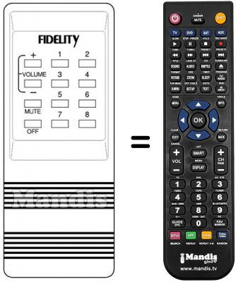 Télécommande équivalente 09156