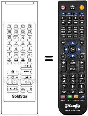 Télécommande équivalente LG CBT 2162 M