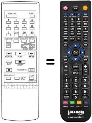 T&eacute;l&eacute;commande &eacute;quivalente 108014000