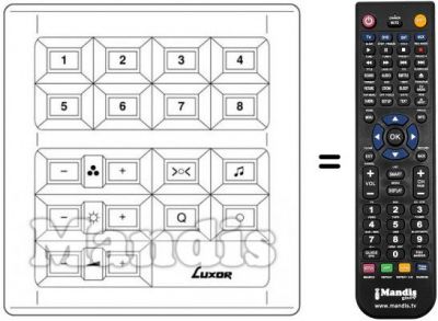 Télécommande équivalente 190 9593-15