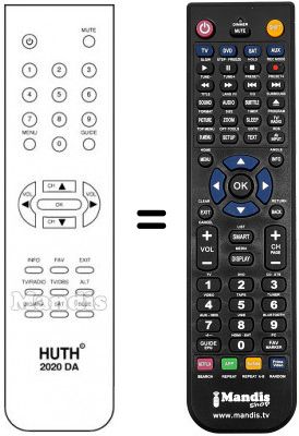 T&eacute;l&eacute;commande &eacute;quivalente 2020 DA