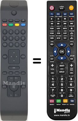 Télécommande équivalente Techwood TW 22916 B19 LED