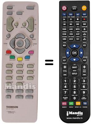 Télécommande équivalente Thomson 30 LM 051 B6 Télécommande équivalente Thomson 30 LM 051 B6