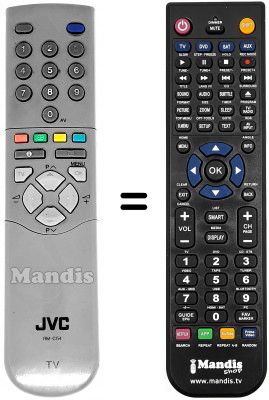 Télécommande équivalente JVC AV 28CT1 EP
