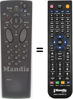 T&eacute;l&eacute;commande &eacute;quivalente Thomson 21 MT 10 E