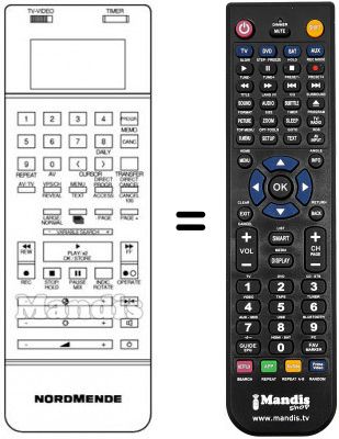 Télécommande équivalente 273.917 Télécommande équivalente 273.917