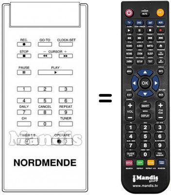 Télécommande équivalente 273.952 Télécommande équivalente 273.952