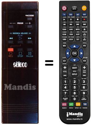 Télécommande équivalente 2B 20 E Télécommande équivalente 2B 20 E