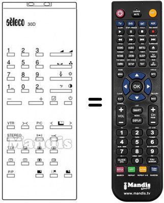 T&eacute;l&eacute;commande &eacute;quivalente 30 D