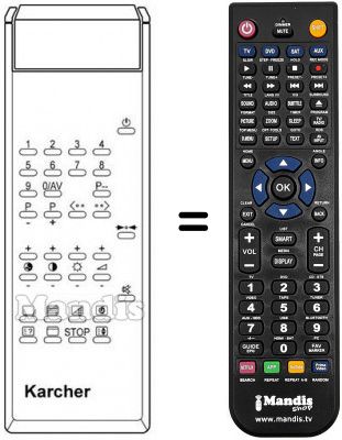 Télécommande équivalente 4220