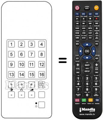 Télécommande équivalente 60141 Télécommande équivalente 60141