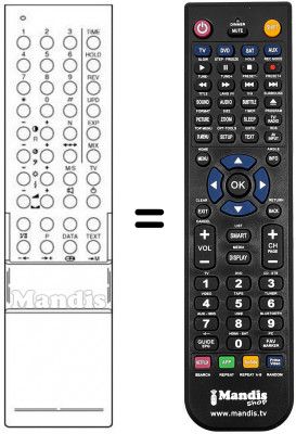 T&eacute;l&eacute;commande &eacute;quivalente 655602 H