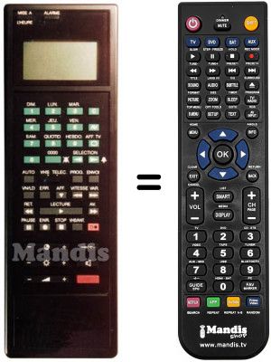 Télécommande équivalente 925TX0677 Télécommande équivalente 925TX0677