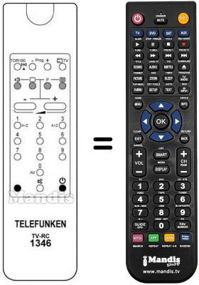 Télécommande équivalente 925TX1572