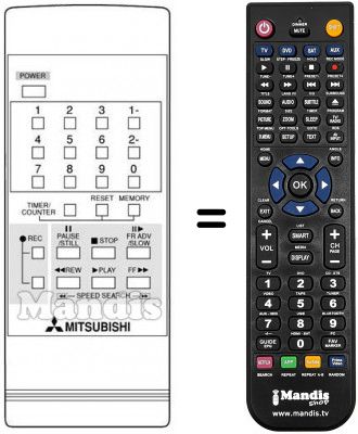 Télécommande équivalente 939P-12003 Télécommande équivalente 939P-12003