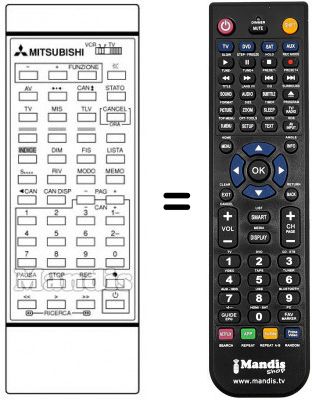Télécommande équivalente 939P-21201 Télécommande équivalente 939P-21201