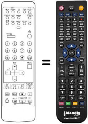 Télécommande équivalente 939P-403010 Télécommande équivalente 939P-403010
