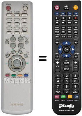 Télécommande équivalente AA59-00357