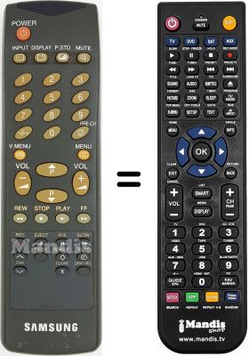 T&eacute;l&eacute;commande &eacute;quivalente AA59-10093 Y