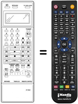 Télécommande équivalente AV 5684
