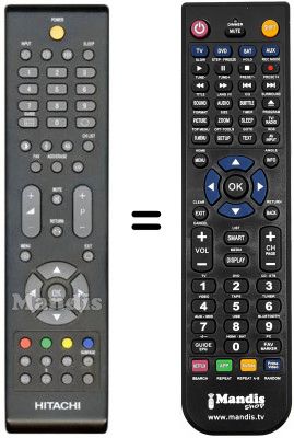 T&eacute;l&eacute;commande &eacute;quivalente B8080124-1