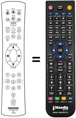 Télécommande équivalente BC 1002 Télécommande équivalente BC 1002