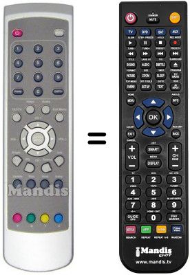 Télécommande équivalente GOLD MORFEO LT 2031