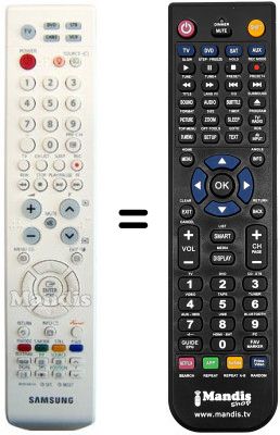 T&eacute;l&eacute;commande &eacute;quivalente Samsung LE 40R81W
