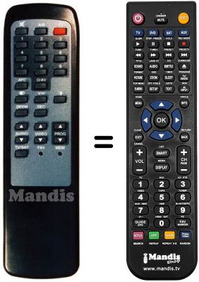 Télécommande équivalente 300 TS 002