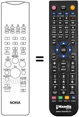 Télécommande équivalente Ingelen 7174 TOP Télécommande équivalente Ingelen 7174 TOP