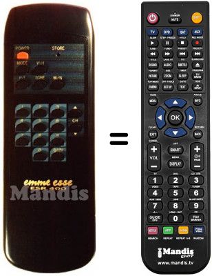 Télécommande équivalente ESR 400