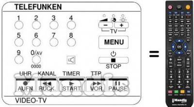T&eacute;l&eacute;commande &eacute;quivalente FB 1135 TTP