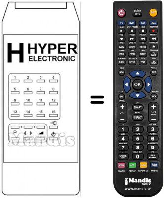 T&eacute;l&eacute;commande &eacute;quivalente HYPER ELECTRONIC