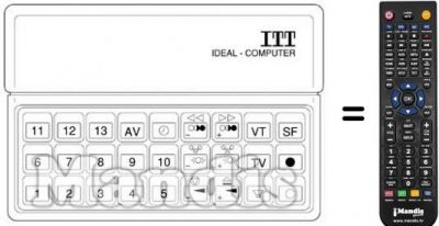 Télécommande équivalente IFB 16 VCR