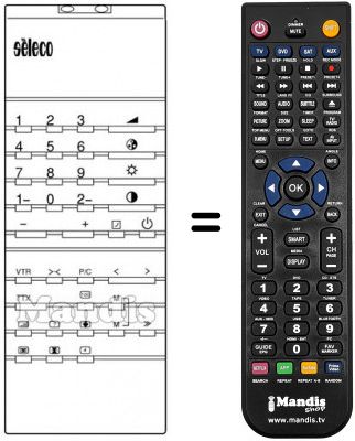 T&eacute;l&eacute;commande &eacute;quivalente INFRARED 30 M