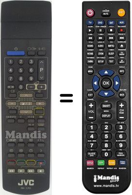 T&eacute;l&eacute;commande &eacute;quivalente RM-C761