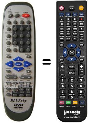 T&eacute;l&eacute;commande &eacute;quivalente JX-2006 B